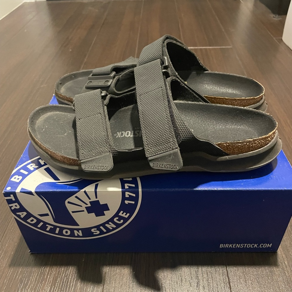 Completely new Birkenstock Atacama sandals in Future Black. Size 9 men’s.